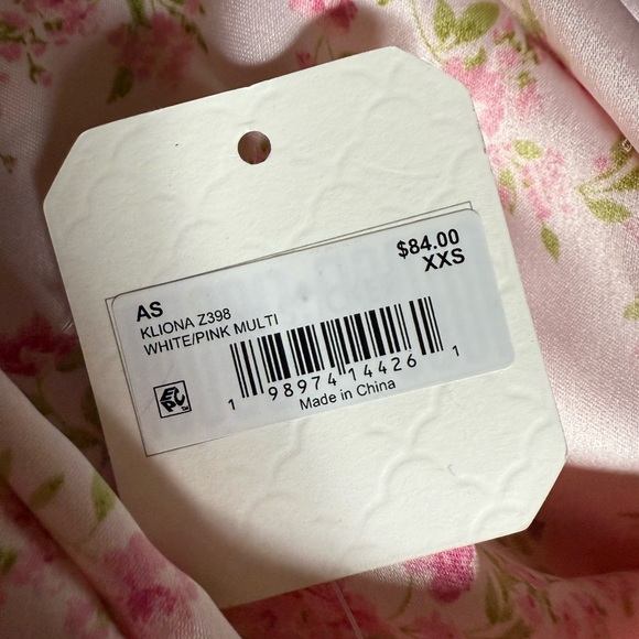 💕❤️ Altar’d State Satin Pink Floral Maxi Dress XXS – Like New! - Picture 5 of 5